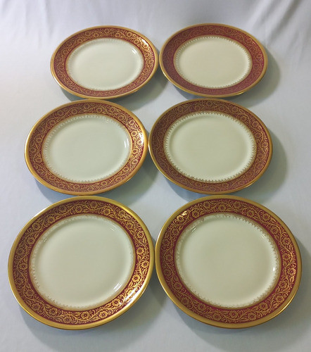 Seis Pratos Para Balo Ou Sobremesa Antigos 0