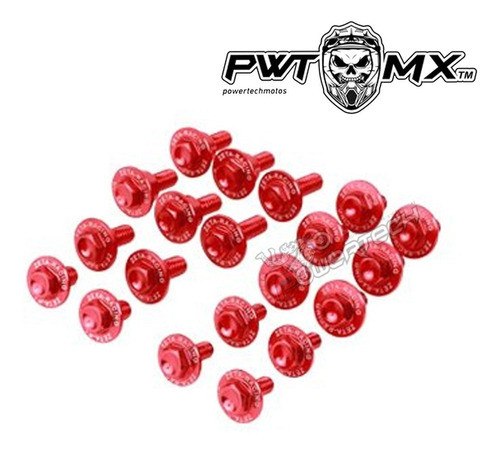 Kit Tornillos Aluminio Para Plasticos Zeta H Crf 450 X 19-21 1