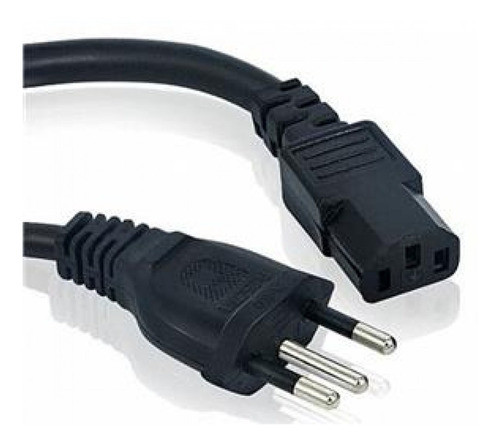 Cabo Força Pc Ac Tripolar 2,50mm Plug 20 Amperes 1,50 Metros 0