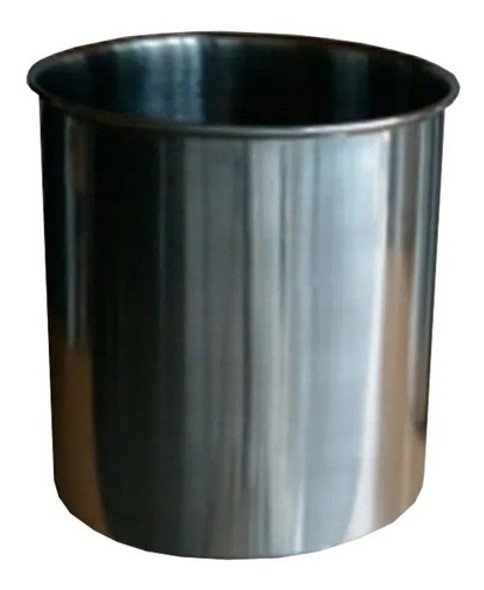 Tubo Tarro Salsero 20cm De Acero Inoxidable Enterizo Cocina 0