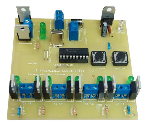 Secuenciador 8 Canales Luces Led Carteles 0