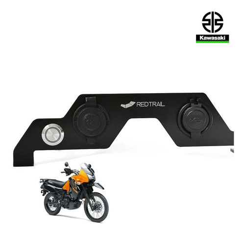 Kawasaki Klr 650 - Tablero Panel Tomacorriente 12v + 5v Usb 1