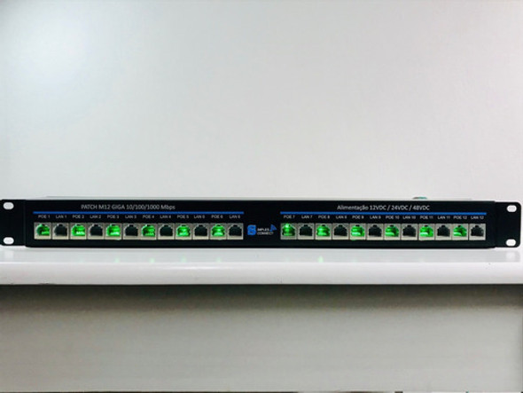 Regua Poe Giga 12 Portas, Fusivel Eletronico Simples Connect 1