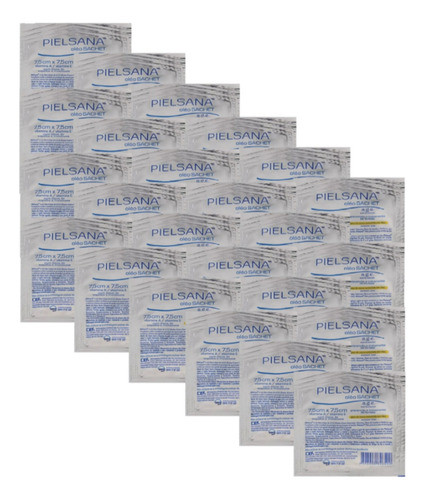 Pielsana Óleo Sachet Gaze De Rayon 7,5x7,5 - 24 Unidades 0