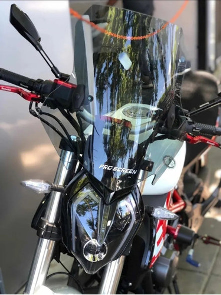 Traba Parabrisas Para Benelli 302s En 3d Varios Negro 0