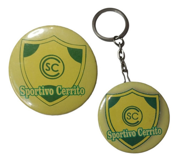 Cerrito. Pin + Llavero Destapador. Todos Los Equipos 0