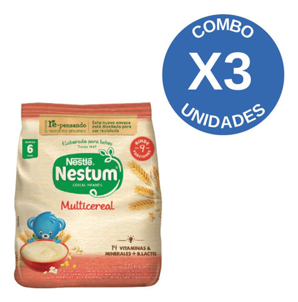 Combo X3 Nestum Multicereal Trigo 225gr 1