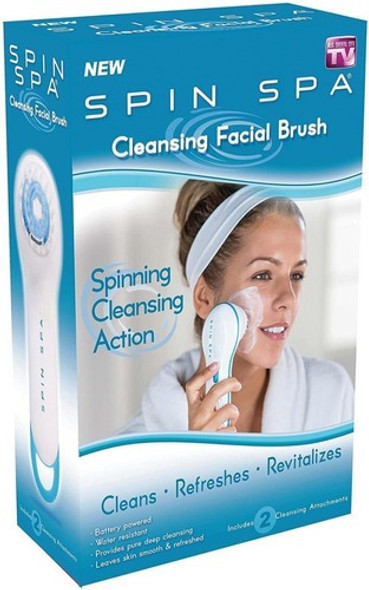 Cepillo Limpiador Facial Exfoliante Spin Spa Limpieza Rostro 0