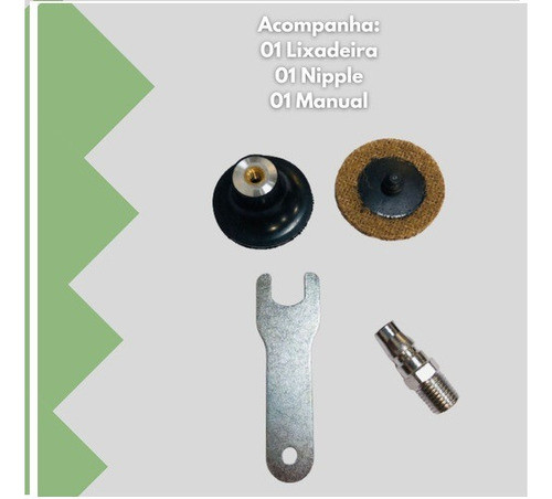 Lixadeira Angular Pneumática De Alta Rotação 2 Polegadas 1