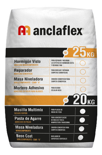 Pasta De Agarre - Revoque Seco - Anclaflex X 20kg 0