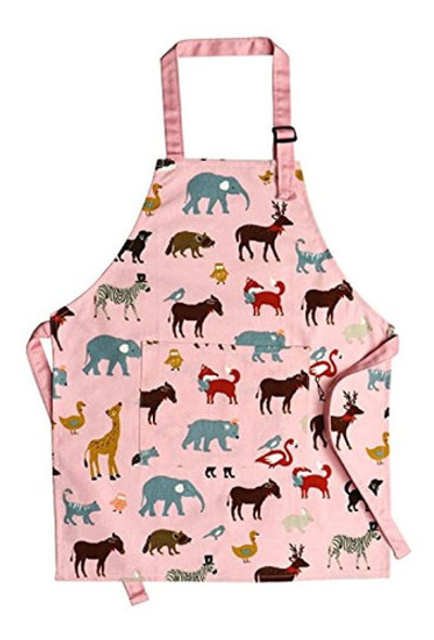 Jennice House Kids Delantales 100% Pure Cotton Canvas Kids A 0