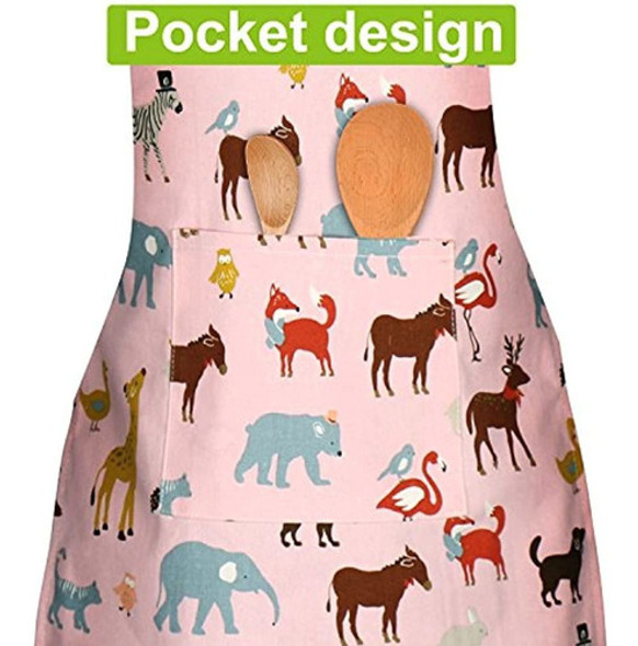 Jennice House Kids Delantales 100% Pure Cotton Canvas Kids A 1