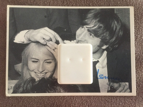 Lote N° 12-  Son 5 Tarjetas Los Beatles  Firma Impresa 1964 0