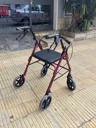 Andador Con Frenos Y Silla 0