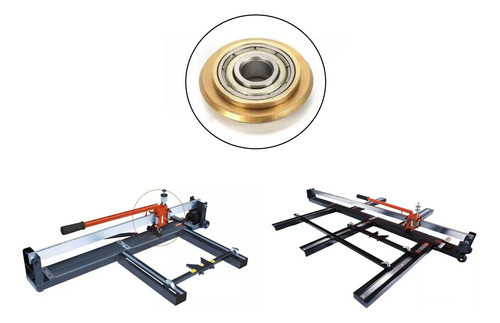 2 Un Rodel Vídea P/ Cortador Riscador De Piso Benttoz 22x6mm 0