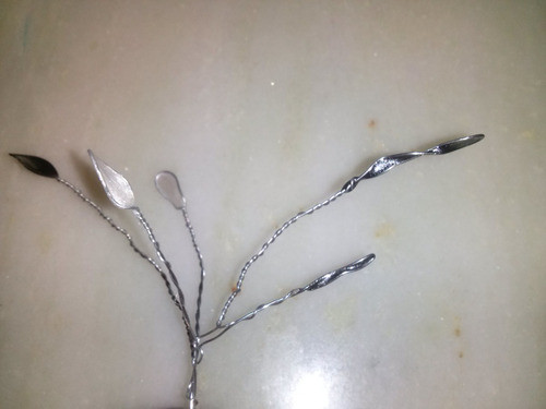 Alambre Artesanias Plateado 0,55mm Blando 1