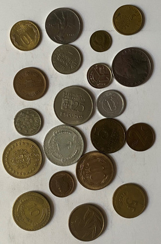 Lote 20 Buenas Monedas Portugal Cccp Italia Bélgica  872/5m 1