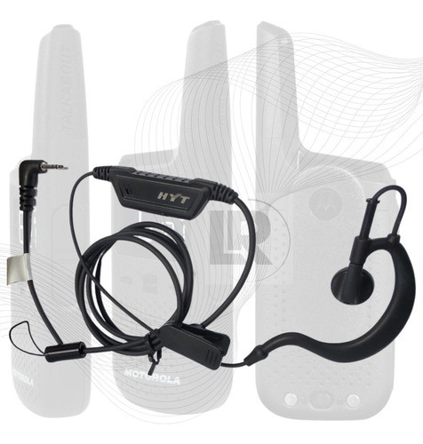 2 Fone Para Radio Walkie Talkie Hytera Original Promoção Nf 0