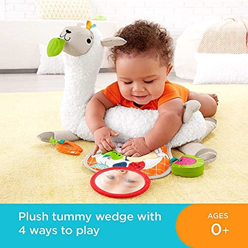 Fisher-price Grow-with-me Tummy Time Llama, Plush Infant Sup 1