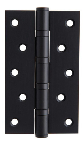 Dobradiça Inox 5 X 3 X 3mm 3 Peças Reforçada Preta Inox 0