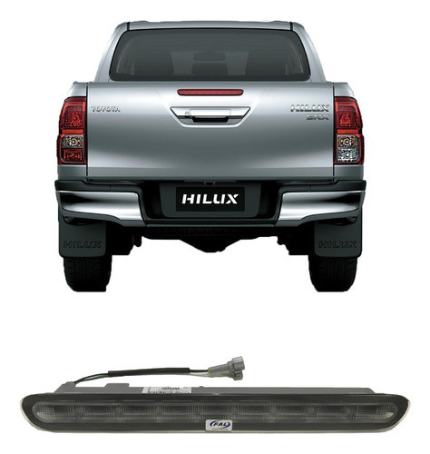 Faro Tercer Stop P/ Toyota Hilux 16 17 18 19 20 21  Cristal 0