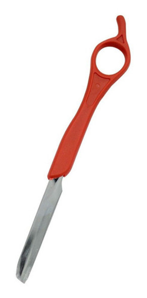 Navajin Fijo Mango De Plastico Rojo Para Barberia 0