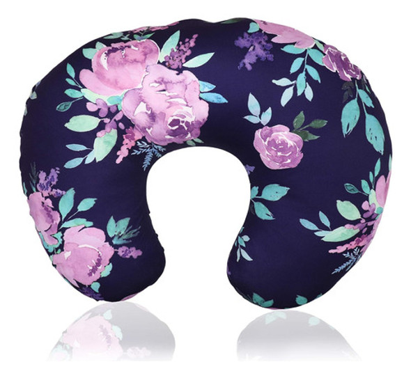Funda Almohada Lactancia Lavable Floral Violeta 0 Funda Almohada Lactancia Lavable Floral Violeta 0