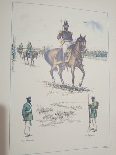 Lamina Marenco Jefe Militar Fuerzas Unitarias 1846 - 1967 0