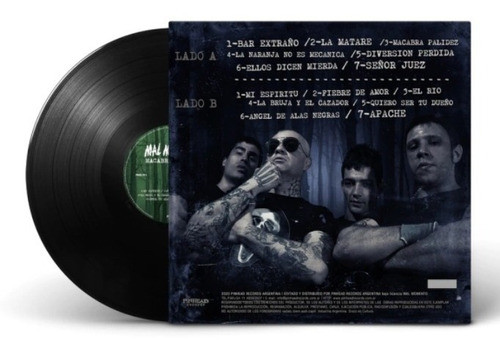 Vinilo Lp Mal Momento - Macabra Palidez  + Poster 1