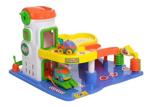 Estacionamiento De Juguete Calesita Didactico Juguete +autos 0