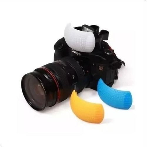 Difusor Universal Para Flash Integrado 3 En 1 Cámara Dslr 0