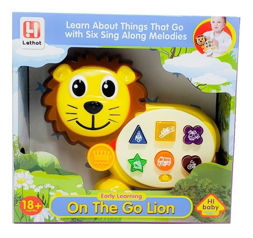 Leon Interactivo C/luz Y Sonido On The Go Lion Sebigus 51198 0