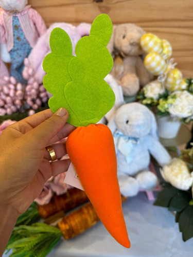 Cenoura De Tecido 15 Cm Enfeite Páscoa Unidade 1