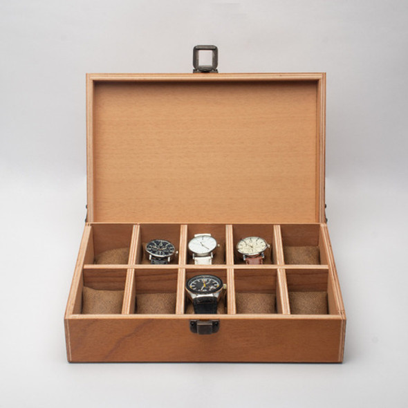 Estuche Ciego Madera Para Guardar 10 Relojes 1 Estuche Ciego Madera Para Guardar 10 Relojes 1