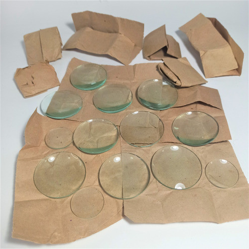 Antiguos Cristales De Lupa Con Mucho Aumento. 0