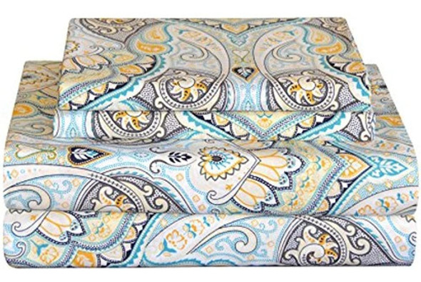 Sábanas De 100 % Percal De Algodón De Pointehaven Tamaño Kin 0