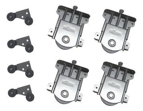 Juego De Ruedas Blindadas Y Patines Para Placard X 4 Unid 0