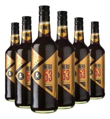 Fernet Nero 53 Premium Maracuya 6x750cc 0