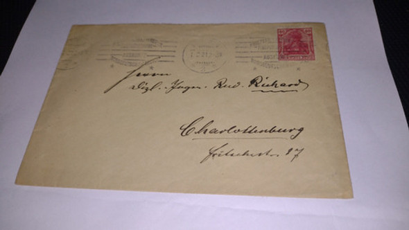 Alemania  Sobre Circulado 1921  Con Germania Dentro Berlin 0
