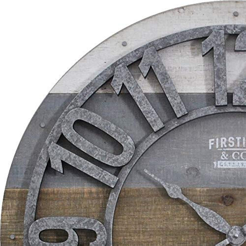 Firstime Y Co 31061 Tablas En Mal Estado Reloj De Pared Colo 1