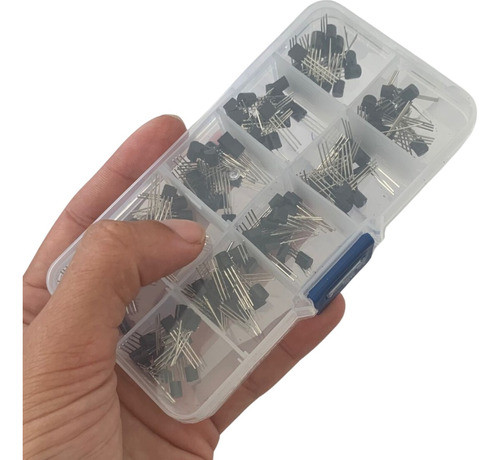 Kit 200 Transistores 10 Valores Com Caixa Organizadora 0