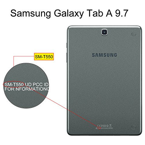 Dteck Smt550 Funda De Piel Tipo Cartera Para Samsung Galaxy 0