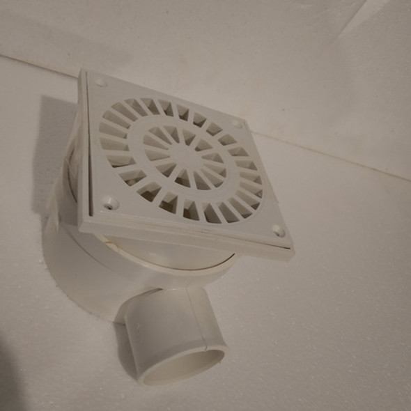 Receptáculo De Ducha 10 X 10 Pvc  Nicoll 0 Receptáculo De Ducha 10 X 10 Pvc  Nicoll 0