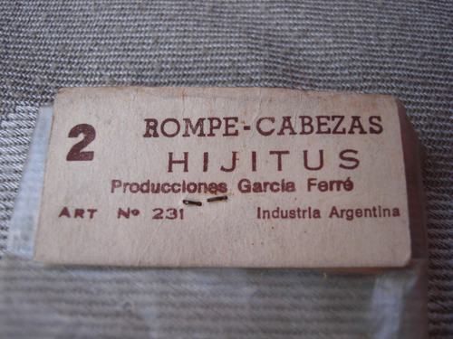 Antiguo Rompe-cabezas Hijitus Garcia Ferre De Coleccion 1