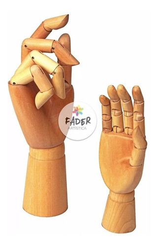 Mano Articulada Profesional Madera 30 Cm Barrio Norte 0