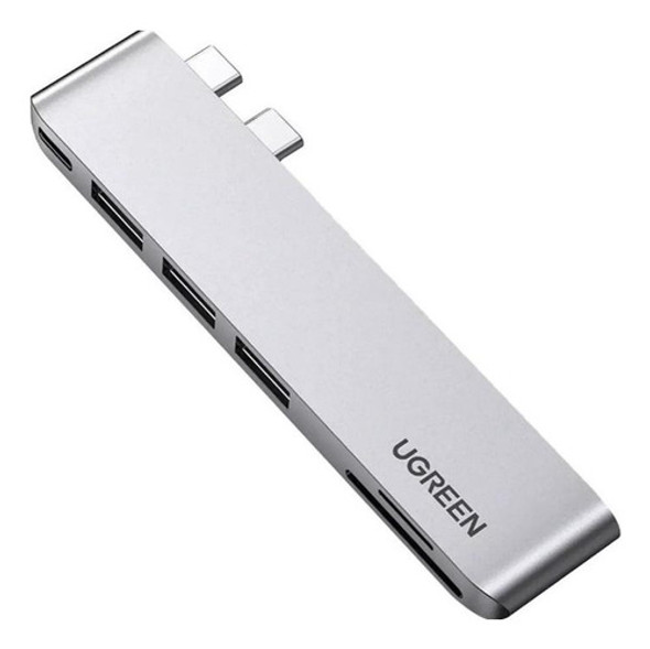 Hub Usb-c Para Usb 3.0 + Usb-c + Sd, Ug-60560 0