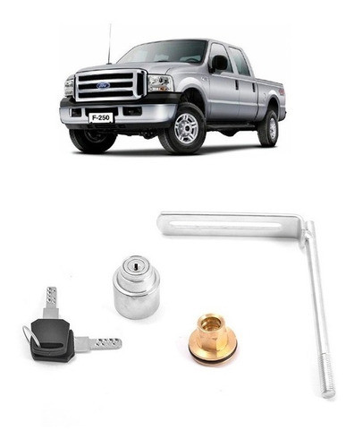 Trava Antifurto Estepe Original Arad Ford F250 2002 2003 0