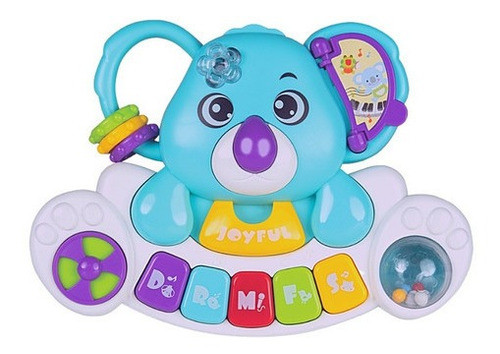 Brinquedo Atividade Teclado Infantil Musical Bebê Luz Som 0