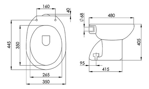 Set Baño Onix Inodoro Deposito Pvc A Codo Boton Asiento Tapa 1