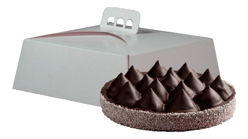 Maletin Para Torta Cartulina Blanca 30x30x11 X 10 Uni. 0